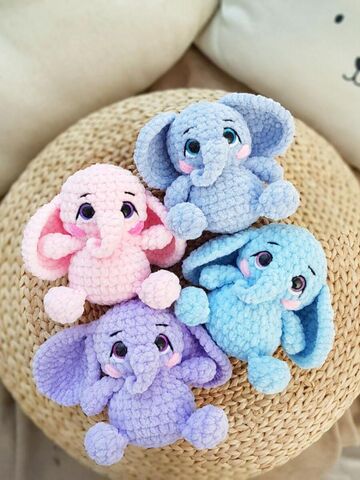 Мастер-класс «Слонёнок Мамонтёнок» из серии МК Крошки-Горошки, вязание крючком автор Chirka_toys, изображение 2