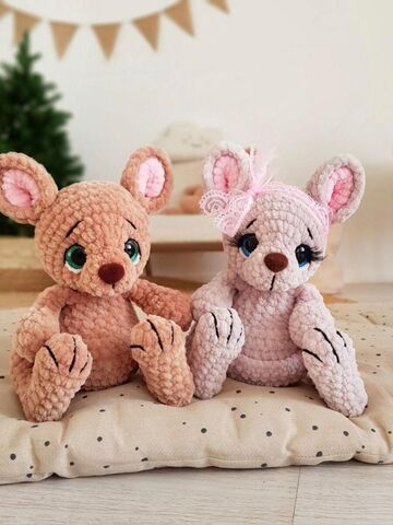 Мастер-класс "Кенгуру" вязание крючком автор Chirka_toys, изображение 2