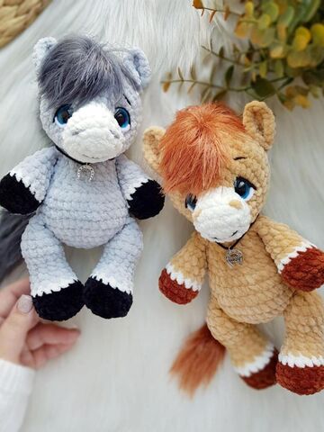 Мастер-класс "Лошадка" вязание крючком автор Chirka_toys, изображение 7