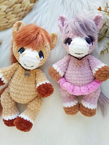 Мастер-класс "Лошадка" вязание крючком автор Chirka_toys, изображение 3