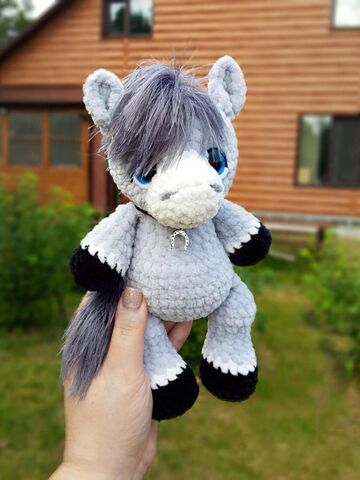 Мастер-класс "Лошадка" вязание крючком автор Chirka_toys, изображение 9