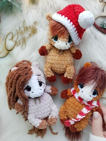 Мастер-класс «Коняшки» из серии МК Крошки-Горошки, вязание крючком автор Chirka_toys, изображение 6