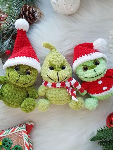 Набор из 6 МК "Новогодний-2" серия Крошки-Горошки, вязание крючком автор Chirka_toys, изображение 6