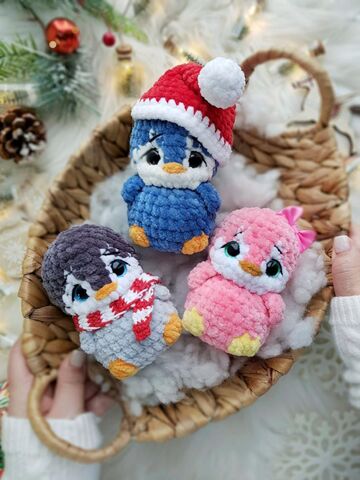 Набор из 6 МК "Новогодний-2" серия Крошки-Горошки, вязание крючком автор Chirka_toys, изображение 3