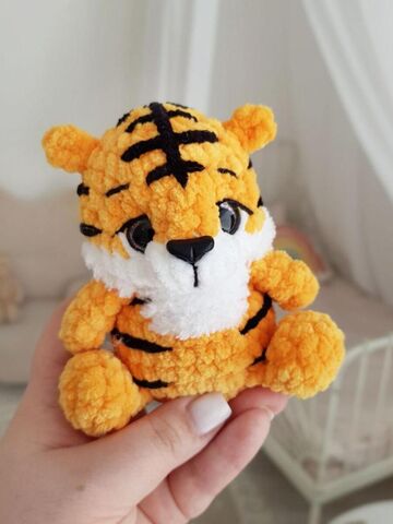 Мастер-класс «Мини Лев, Тигр, Леопард» из серии МК Крошки-Горошки, вязание крючком автор Chirka_toys, изображение 3