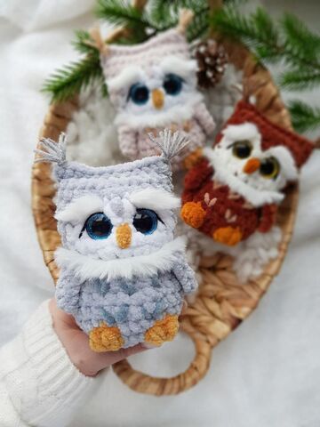 Мастер-класс «Совушка» из серии МК Крошки-Горошки, вязание крючком автор Chirka_toys
