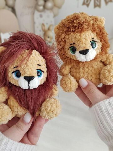 Мастер-класс «Мини Лев, Тигр, Леопард» из серии МК Крошки-Горошки, вязание крючком автор Chirka_toys, изображение 5