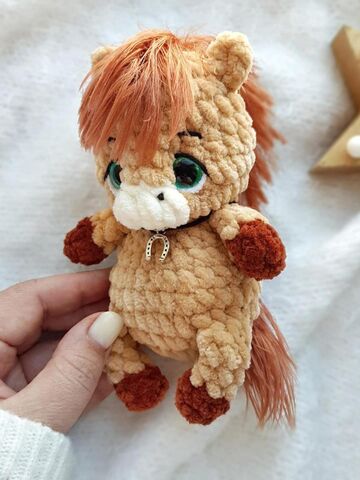 Мастер-класс «Коняшки» из серии МК Крошки-Горошки, вязание крючком автор Chirka_toys, изображение 2