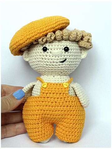 Мастер-класс Кукла Бен крючком, изображение 2