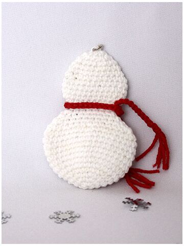 Мастер-класс Снеговик крючком, изображение 2