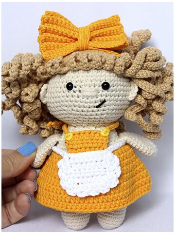 Мастер-класс Кукла Мила крючком, изображение 2