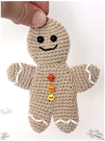 Мастер-класс Пряничный человек крючком, изображение 2