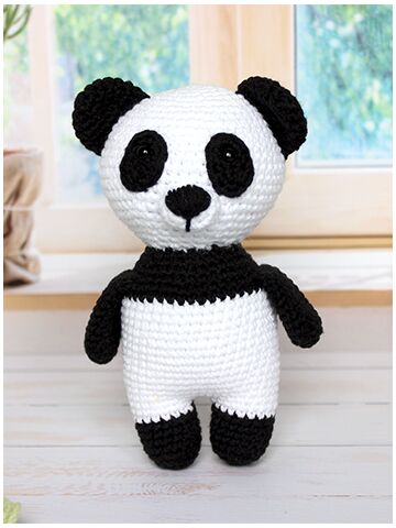 Мастер-класс Панда крючком, изображение 2