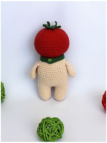 Мастер-класс Помидорка крючком, изображение 3
