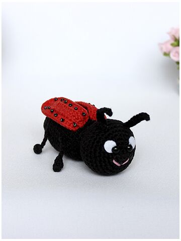 Мастер-класс Божья коровка крючком, изображение 3