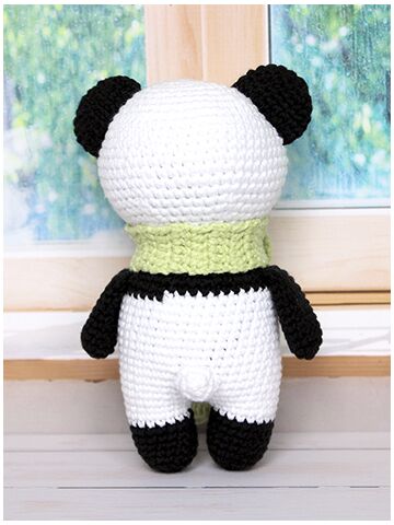 Мастер-класс Панда крючком, изображение 3