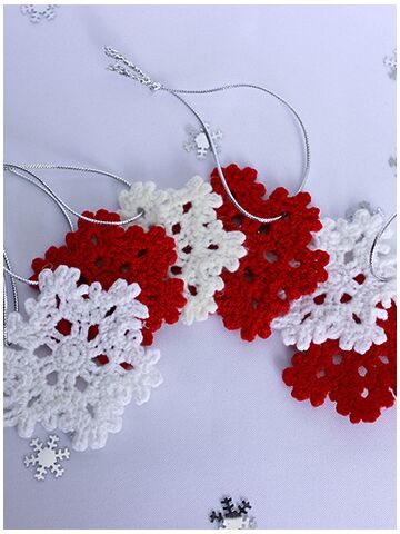 Мастер-класс Снежинка крючком, изображение 4