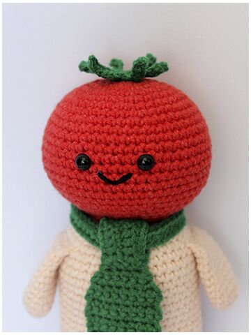 Мастер-класс Помидорка крючком, изображение 6