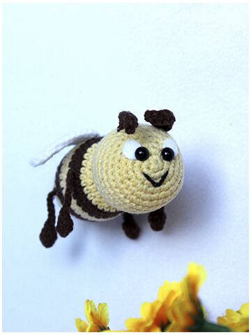 Мастер-класс Пчела крючком, изображение 5