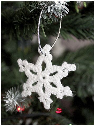 Мастер-класс Снежинка крючком, изображение 5