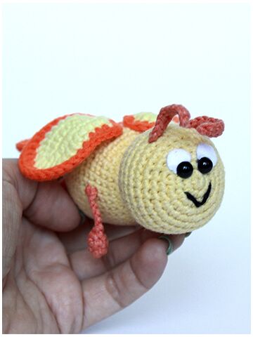 Мастер-класс Бабочка крючком, изображение 6