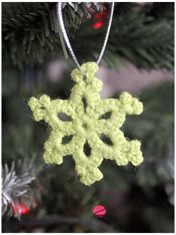 Мастер-класс Снежинка крючком, изображение 6