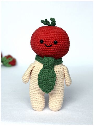 Мастер-класс Помидорка крючком, изображение 7