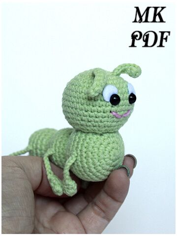 Мастер-класс Гусеница крючком