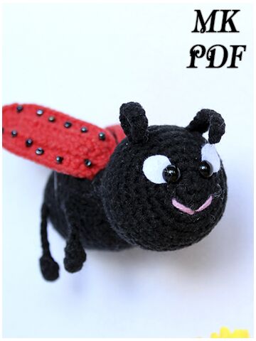 Мастер-класс Божья коровка крючком