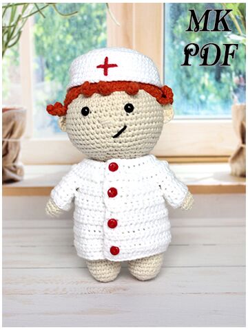 Мастер-класс кукла Доктор крючком