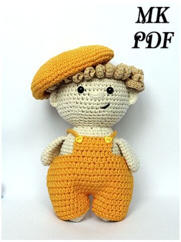 Мастер-класс Кукла Бен крючком