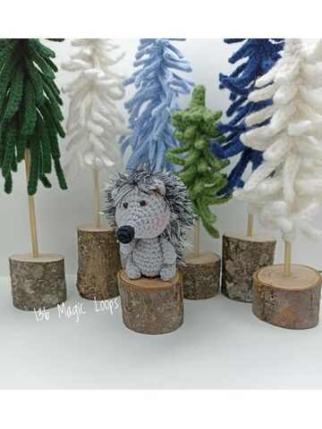 Схема вязания Ёжик, брелок крючком, ёжик крючком, мк ёжик, изображение 4