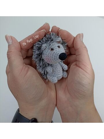Схема вязания Ёжик, брелок крючком, ёжик крючком, мк ёжик, изображение 5