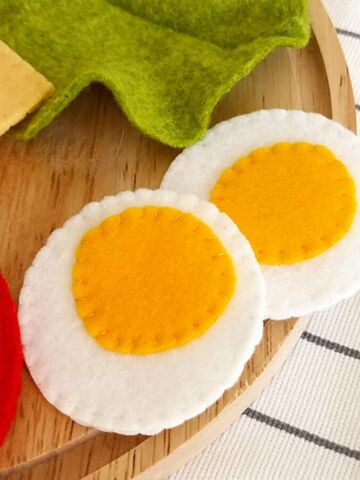 Бутерброд из фетра Развивающая игрушка, изображение 4