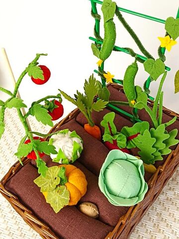 Игра Огрод: овощи на грядках в корзине, изображение 9