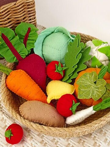 Игра Огрод: овощи на грядках в корзине, изображение 13