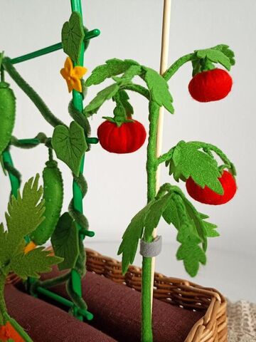 Игра Огрод: овощи на грядках в корзине, изображение 11