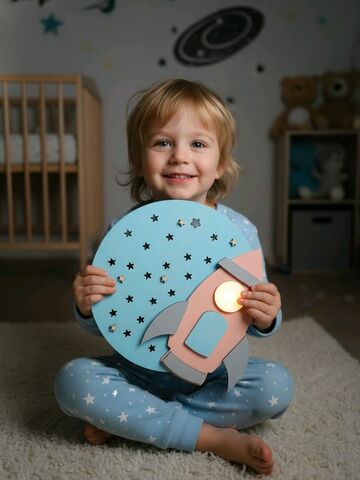 Ночник Ракета RGB, изображение 3