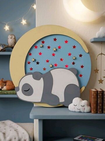 Ночник Панда RGB