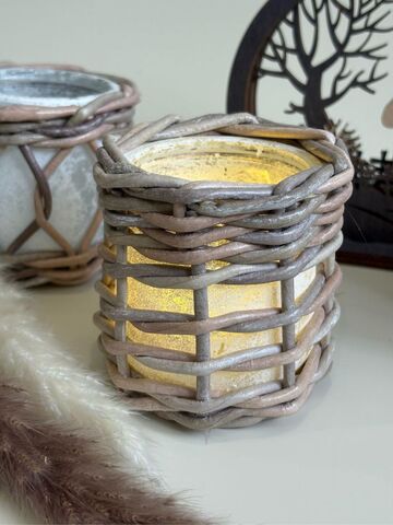Подсвечник плетеный, изображение 3