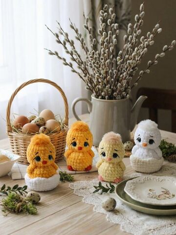 Мастер-класс «Цыпа» из серии МК Крошки-Горошки, вязание крючком автор Chirka_toys, изображение 5