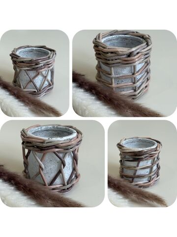 Подсвечник плетеный, изображение 7
