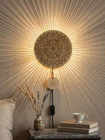 Ночник Мандала с лучиками