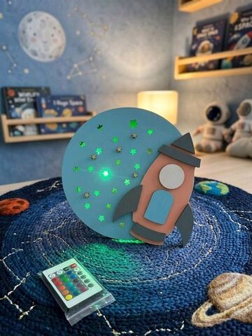 Ночник Ракета RGB