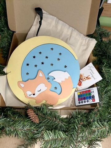 Ночник Лисичка RGB, изображение 2