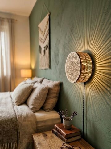 Ночник Мандала с лучиками, изображение 2