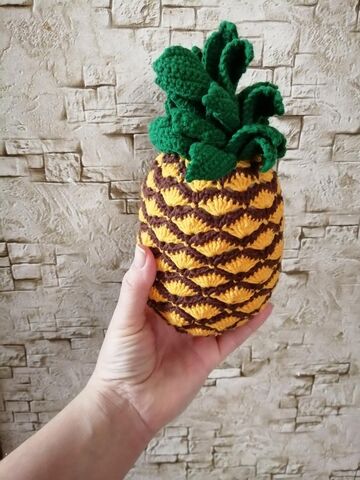 Схема вязания, вязаные фрукты, вязаная еда, фрукты крючком, изображение 2