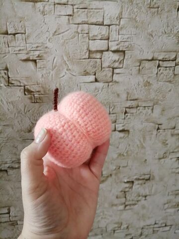 Схема вязания, вязаные фрукты, вязаная еда, фрукты крючком, изображение 6