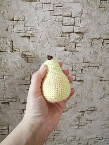 Схема вязания, вязаные фрукты, вязаная еда, фрукты крючком, изображение 5