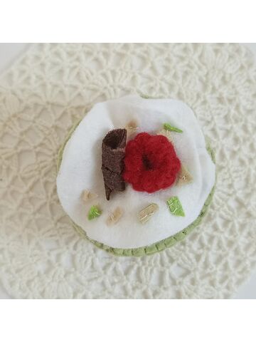 Набор 3 пирожных из фетра для детской кухни, изображение 6